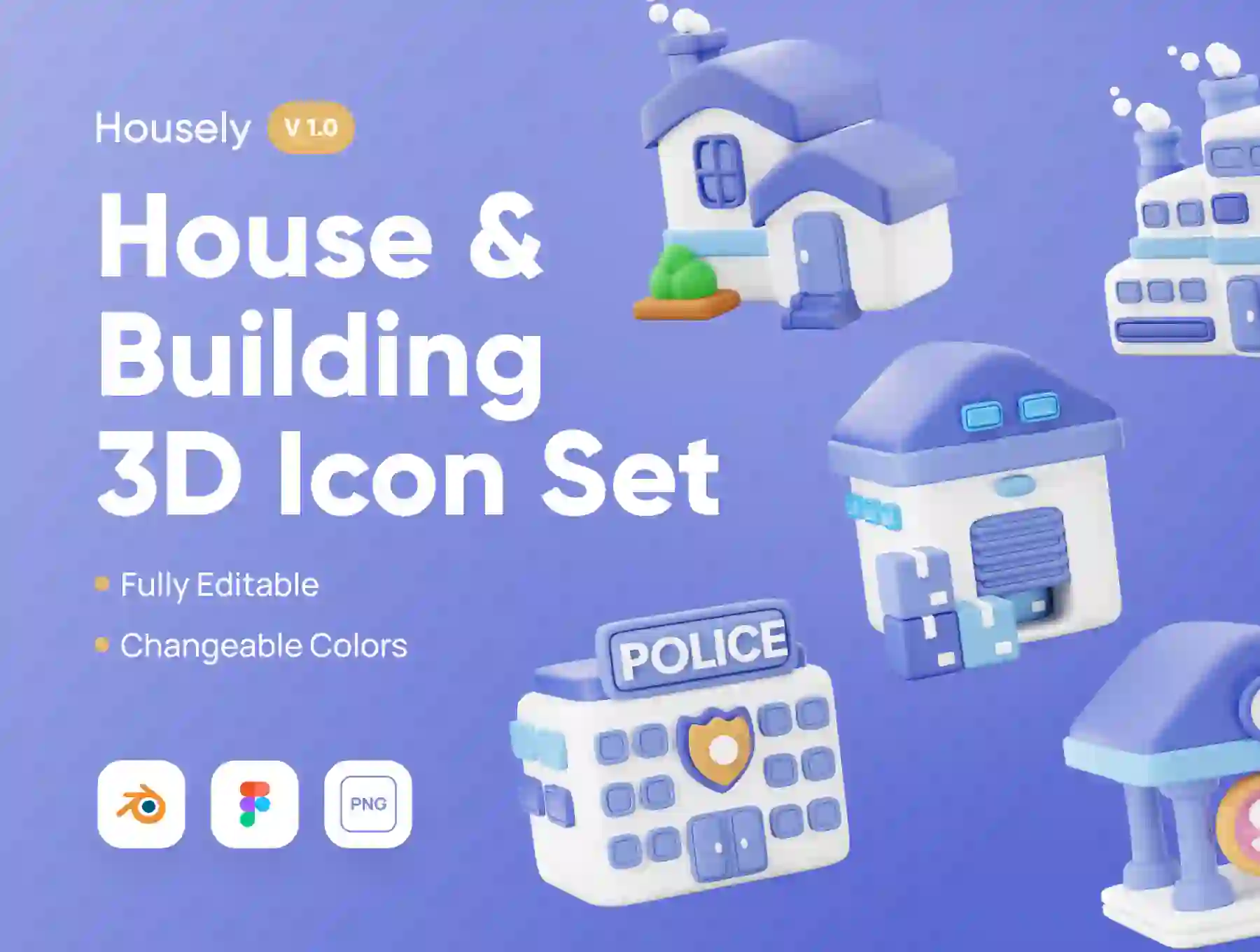 Housely - 3D House Icon Pack